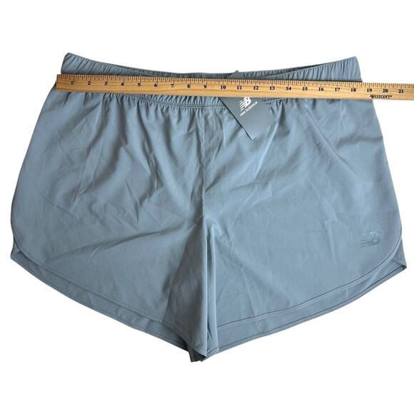 NEW BALANCE Women's Core 5" Shorts Training Running Unlined Size XL Gray - Picture 4 of 6